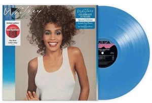 NEW WHITNEY HOUSTON Vinyl LP ARISTA 2023 35TH ANNIVERSARY Target Blue Vinyl  - Picture 1 of 3