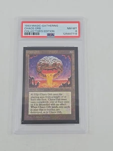 Magic The Gathering 1993 Collector's Edition Graded  PSA 8 Chaos Orb - Picture 1 of 2