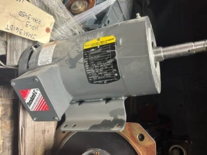 BALDOR 3 HP INDUSTRIAL ELECTRIC MOTOR 182JM FRAME 208-230/460VAC JMM3610T USED - Picture 1 of 6
