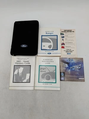 2002 FORD RANGER OWNERS MANUAL SET BOOK W/ CASE XLT XL 4X4 2WD OEM - Image 1 of 4