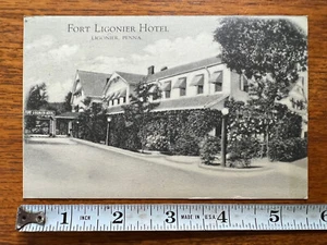 Vintage Postcard Fort Ligonier Hotel Ligonier Pennsylvania Posted - Picture 1 of 2