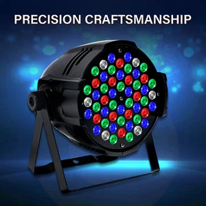 180W Par Light RGBW 4in1 LED DMX Stage DJ Par Can Light Disco Strobe Wash Light - Picture 1 of 12