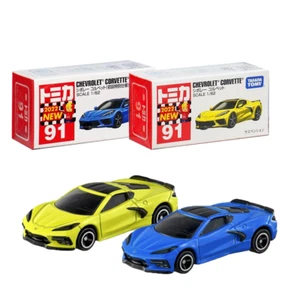 Takara Tomy Tomica Die-cast Model Car No.011 Chevrolet Corvette 2X Set - Picture 1 of 3