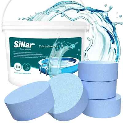 1/3/5kg Sillar Multitabs Chlortabletten 200g Sillar Blue 10in1 Desinfektion Pool - Bild 1 von 4