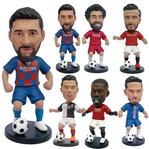 Lionel Messi Bobblehead Doll Cristiano Ronaldo Action Figure Statue Model Toys Cover