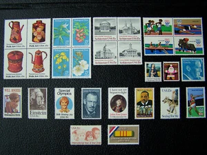 US STAMPS 1979 YEAR COMPLETE SET, SCOTT # 1770-1794, 1799-1802 OG., MNH. - Picture 1 of 1