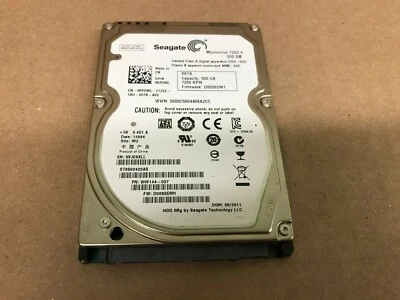 Seagate SATA Hard Drive ST9500420AS P/N: 9HV144-037 F/W: 0003SDM1 500GB 7200RPM - Image 1 of 2