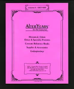 AlterYears Costumer Catalog Vol 9 1997/1998 Corsets Petticoats Victorian + - Imagen 1 de 8