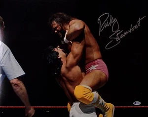 Ricky Steamboat Signed WWE 16x20 Photo BAS COA Wrestlemania 3 vs Randy Savage - Picture 1 of 24