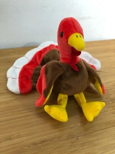 Gobbles The Turkey - Beanie Babies - Made By TY - Rare and Retired - 1996 - Bild 1 von 10