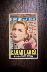 CASABLANCA 🎬 Spanish Herald Original Movie Poster 1942 - Picture 1 of 9