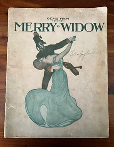 Gemas de la viuda alegre 9 canciones de Franz Lehar música de colección de 1906 - Imagen 1 de 12