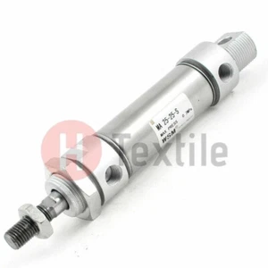 MA25-25-S Stainless Steel Rod Air Pneumatic Cylinder Silver Tone 25mm x 25mm - Picture 1 of 4