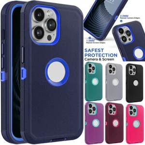 Funda híbrida de goma a prueba de golpes para iPhone 14 Plus/14 Pro/14 Pro Max - Imagen 1 de 54