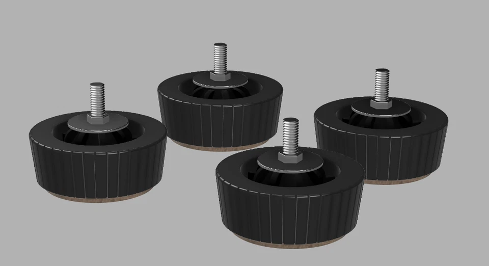 Pies giratorios para Numark - Imagen 1 de 4