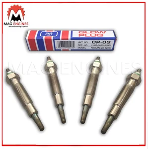 11065-0W801 JUEGO BUJÍAS INCANDESCENTES CALENTADOR NISSAN TD27 QD32ETi PARA CARAVANA ELGRAND - Imagen 1 de 2