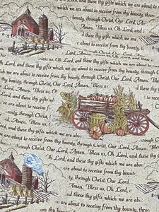 Harvest Toile Prayer, 2010 1yd - Picture 1 of 1
