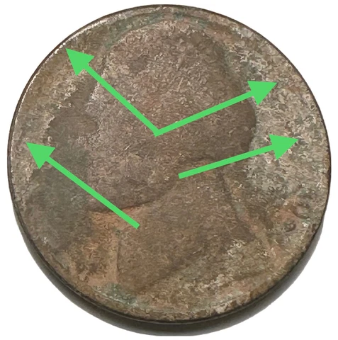 1980D Jefferson Nickel Struck Through Grease Error Missing Logos Cover