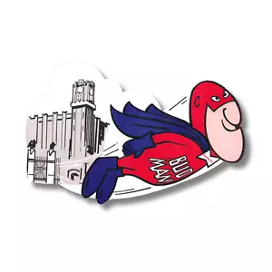 Budweiser Flying Bud Man Sticker - Picture 1 of 2