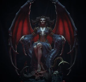 Lilith Diablo Fan Kunst Skulpturen komplett bemalt (auf Bestellung gefertigt) Erwachsene - Bild 1 von 11