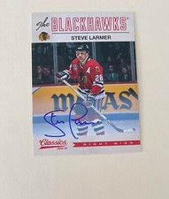 2012-13 Panini Classics Signatures Auto Auto Steve Larmer #40 Auto #P7428