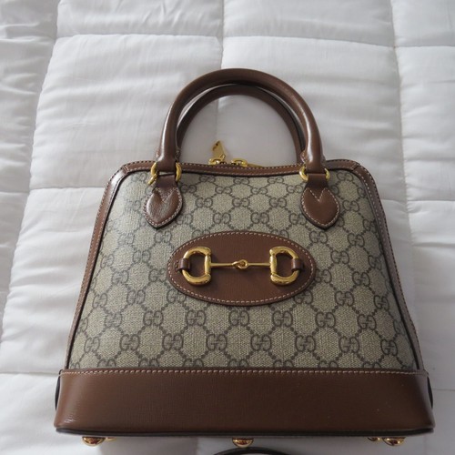 Borsa a tracolla Gucci GG Supreme Horsebit 1955