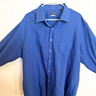 Van Heusen Wrinkle Free Dress Shirt  Blue Sz 2XL 18 1/2 34-35