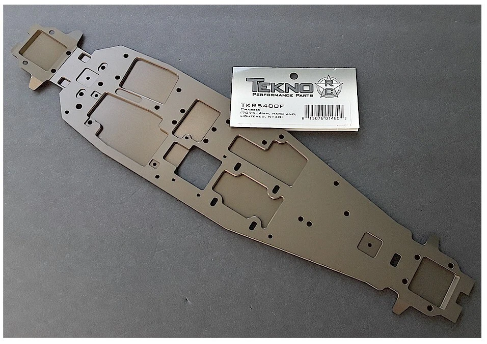 Vintage Tekno RC Car NT48 4mm Lightened Chassis TKR5400F Old Stock Discontinued  - Image 1 of 1