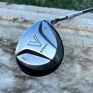 Taylormade V Steel 3 Fairway Wood 15* MAS2 Regular Graphite Mens RH - Picture 1 of 5