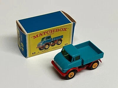 original 1967 MATCHBOX 49B UNIMOG in Original E4 Box ~ MINTY ! - Image 1 of 4
