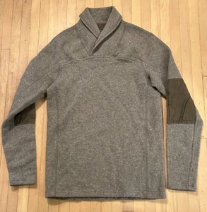 IBEX Wool Pullover Sweater Shawl Collar M S - Picture 1 of 4
