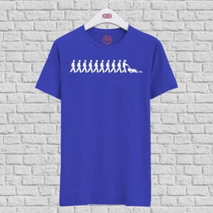 Diez Hombres Fueron a Cortar Blanco Orgánico Algodón Camiseta Regalo para Fanáticos del Chelsea - Imagen 1 de 2