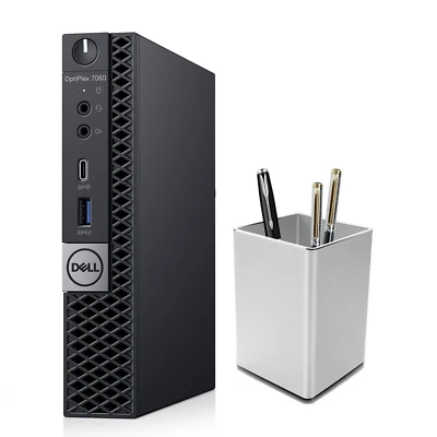 Dell OptiPlex 7060 Micro PC Core i7 8th Gen 32GB RAM 1TB SSD Wi-Fi Windows 11 - Image 1 of 4
