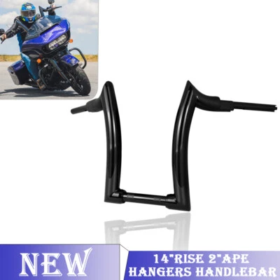 14'' Rise 2" Ape Hanger Handlebar Fit For Suzuki GZ125 Marauder GZ150 - Image 1 of 4