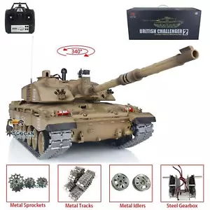 Henglong 1/16 Maßstab 7,0 Verbesserter Challenger II RTR RC Panzer 3908 Metallspur - Bild 1 von 12