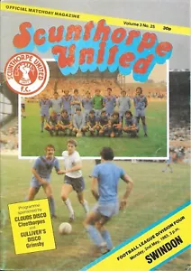 1982-83 Scunthorpe United v Swindon Town - Picture 1 of 1