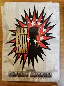 Tarjeta póster 2011 Upper Deck Capitán América El Primer Vengador #P-6 Sock Evil - Imagen 1 de 1