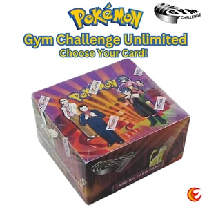 Pokémon Gym Challenge Unlimited - Choose Your Card - LP/NM 2000 WoTC - Picture 1 of 91