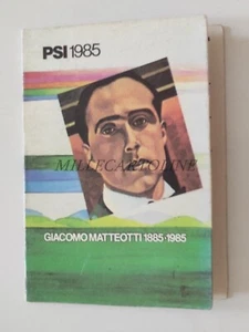 PSI - Tessera Partito 1985 Centenario Nascita Giacomo Matteotti - Picture 1 of 3