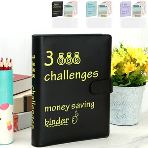 100 Envelopes Money Saving Challenge Binder A5 Budget Binder with Cash .s - Picture 1 of 15