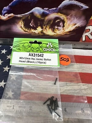 AXIAL AX31542 Hex Socket Button Head M2 X 12mm X 10pc. - Image 1 of 4