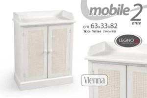 MOBILE ARMADIO CUCINA BAGNO INGRESSO ANTE BEIGE COMODINO SHABBY CHIC 82*63*33 cm - Foto 1 di 2