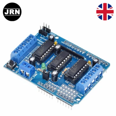 L293D Motor Control Shield Motor Drive Expansion Board for Arduino UK - Image 1 of 4