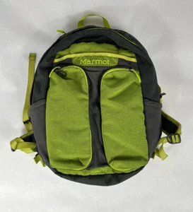 Marmot turnstile green and grey pic 12 backpack w padded laptop sleeve - Picture 1 of 4