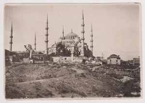 TURQUIE Constantinople - Mosquée Ahmed - Vintage argentic print c.1921/1922 - Picture 1 of 2