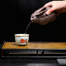 handmade pitcher yixing zisha clay fair cup rabbit design 200ml creative chahai