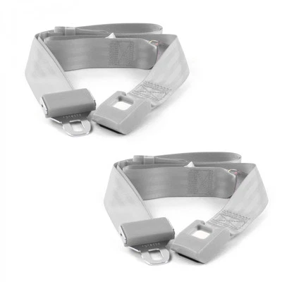 Early Cars 1928 1932 Standard 2 Pt. Kit de cinturón de seguridad gris/gris con cubo de regazo 2 Foto 1 de 4