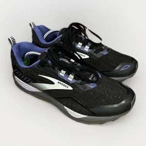 Brooks Shoes Womens 10 B Cascadia 14 Sneakers Black Mesh Lace Up 1203321B065 - Picture 1 of 7