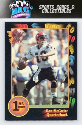 1991 Wild Card Draft #111 Dan McGwire - Image 1 of 2