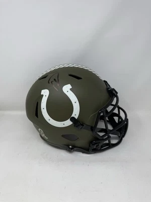 PAT MCAFEE SIGNED AUTOGRAPH INDIANAPOLIS COLTS FULL SIZE HELMET PSA/DNA COA STS - Image 1 of 4